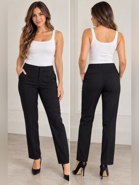 COS womens black dress pants 46